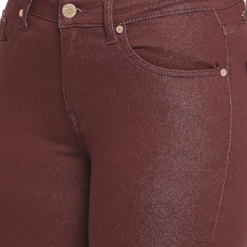 Image of Being Human Light Blue Mid Rise Skinny Fit Women's Denim Clothing