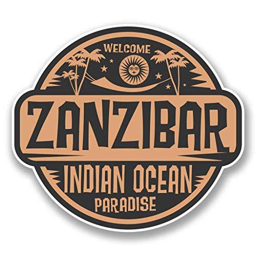 Zanzibar Round Metal 0.75" Lapel Pin Hat Shirt Pin Tie Tack Pinback2