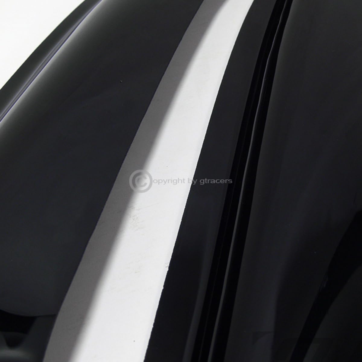 R&L Racing Non-in Channel Window Deflector Sun/Rain Guards Smoke Window Visors 4Pc Set Compatible with 2007-2011 CRV CR-V