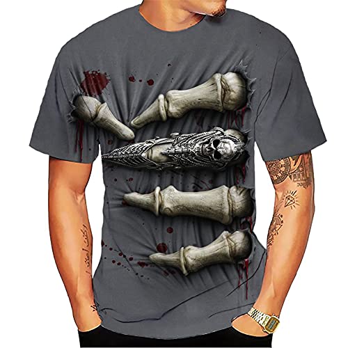 T-shirt grafica da uomo, t-shirt grafiche novità, The Devil's Hand T Shirt, L