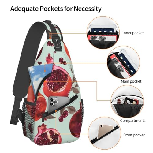 Bolso cruzado de hombre tipo bandolera para senderismo miniatura 4