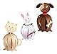 Ursus 23250099 - Funny Paper Balls Haustiere, Material für 6 Funny Paper Balls, Durchmesser ca. 7 8 cm, 30 Papierstreifen mit Zubehör, vorgelocht, inklusive Bastelanleitung, für Kinder