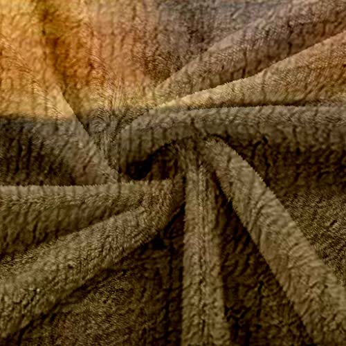 Couverture sofa 3D anti-froid en microfibre douce toutes saisons