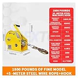 Zoom IMG-1 sbcgfy argano manuale con fune