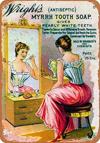 GUANGZHOU Wright's Tooth Soap Retro Metal Wall Plaque Peinture étain nostalgique personnalisé Cafe Famille Signe de Rue Affiche décor