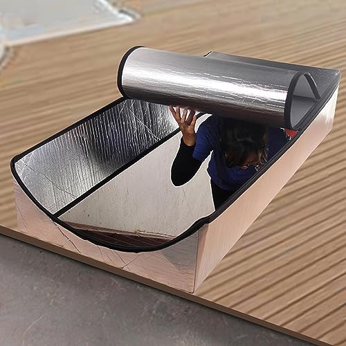 Couvercle d'isolation d'escalier escamotable pliable en aluminium étanche - 8