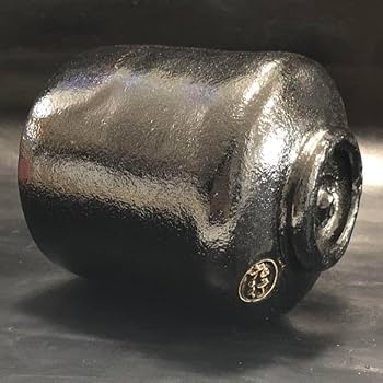 美しい古美術の陶器◼️蔵から美しい黒ぐろした黒楽の筒茶碗が出て来ました、茶道具 Amazon.co.jp: 美しい古美術の陶器蔵から美しい黒ぐろした黒楽の