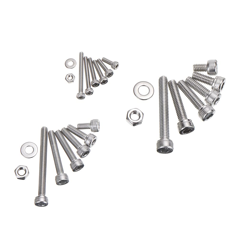 /G 1200 pièces/Ensemble M2 M3 M4 vis en Acier Inoxydable écrous et rondelles Capuchon à tête hexagonale pour connexions électriques Automobile