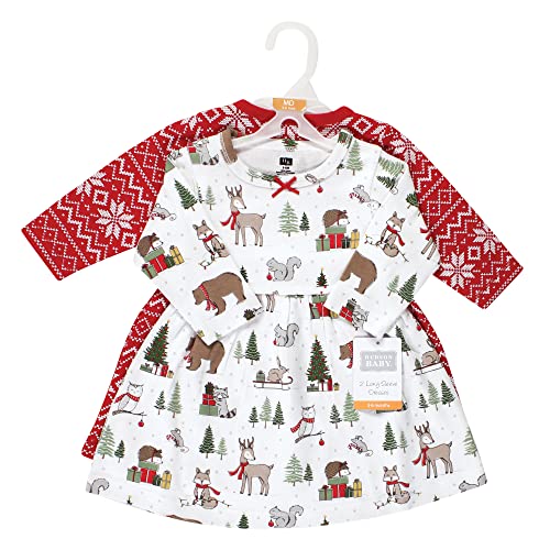 Image of Hudson Baby Girl's Cotton Dresses