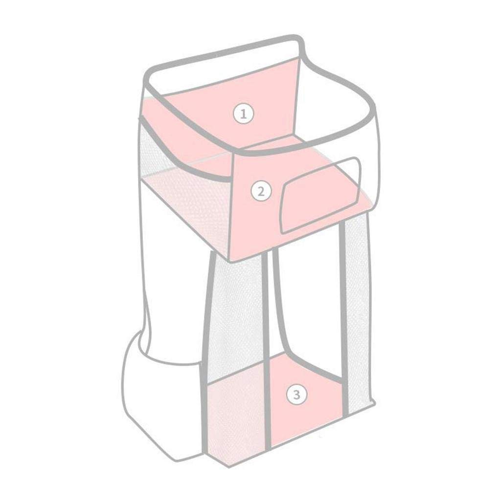 Lyla Baby Crib Bed Hanging Bag Rack Bedside Diaper Organizer Bag Pp Support Plate Gray - Image 6 thumbnail