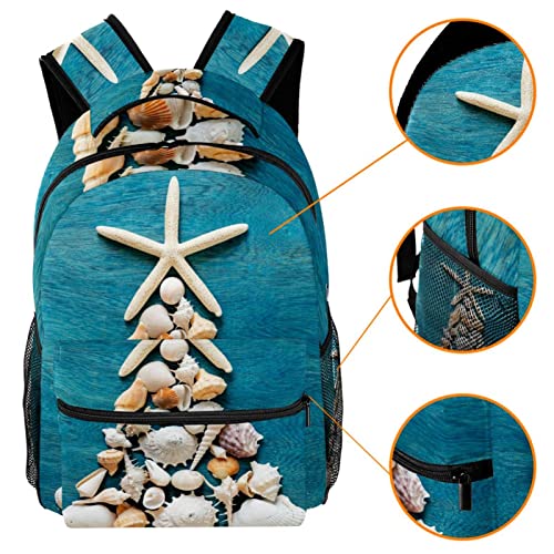 Mochila para portátil estilo océano ergonómica contra el dolor de espalda 3