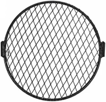 Headlight Cover Guard Motorcycle 6.3'' Side Mount Headlight Round Grill Cover Universal Black Vintage For For Touring For Sportster