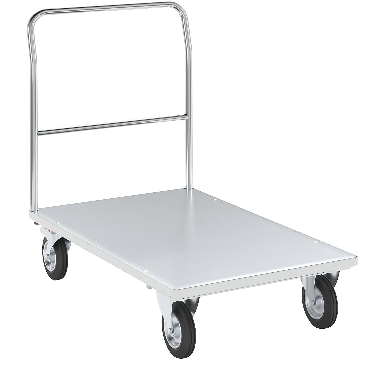 eurokraft pro | Plattformwagen | Verzinkt, ESD-Ausführung, Ladeflächen-LxB 1250 x 800 mm