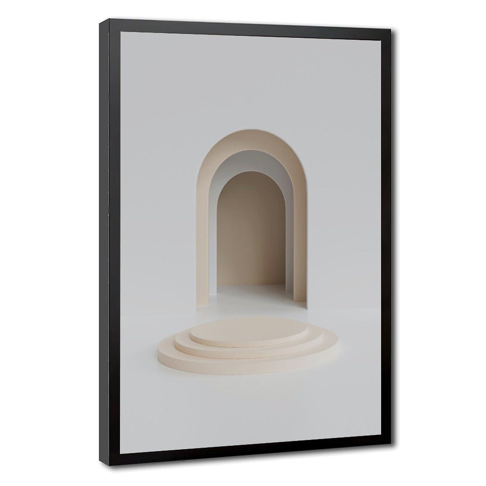 Bareronor Boho Arches Canvas Poster Bedroom Decor Landscape Office Room Decor Gift 8" L X 12" W