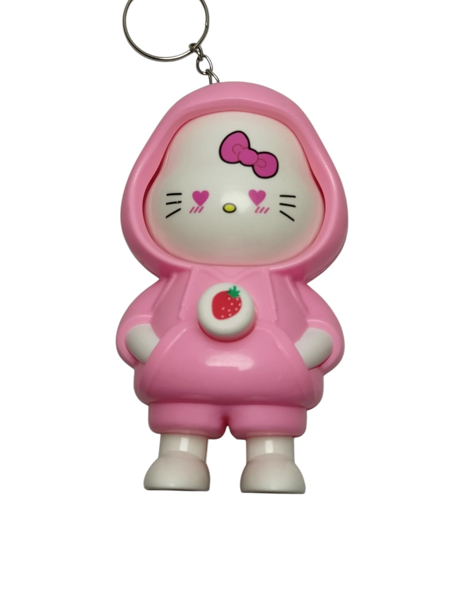 Delicacy Handicraft Cute Hello Kitty Plastic Pink Keychain – Adorable Bag Charm 4Inch – Expression Changing Cartoon Keyring For,Kids,And Cartoon Fans Lightweight And Durable Design - Image 7 thumbnail