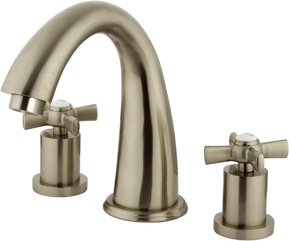 KINGSTON BRASS KS2368ZX Millennium Roman Tub Filler, Brushed Nickel