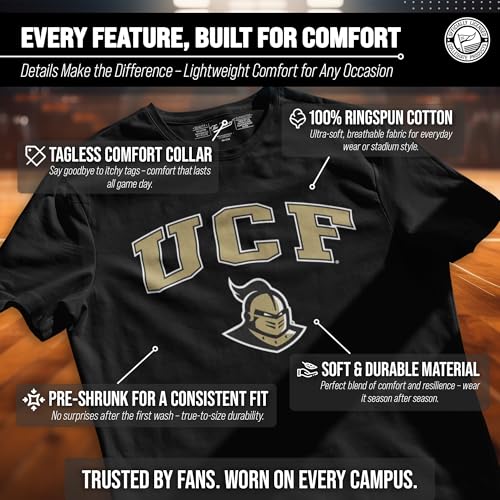 campus colors ncaa unisex ncaa adult gameday cotton t-shirt