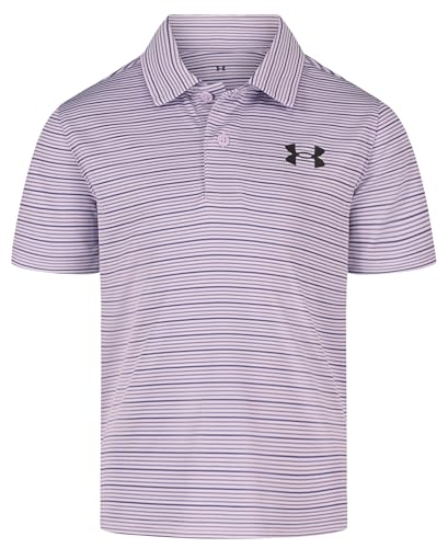 Image of Under Armour Boys' Matchplay Short Sleeve Golf Polo, Lightweight Performance Stretch, Logo Detailing