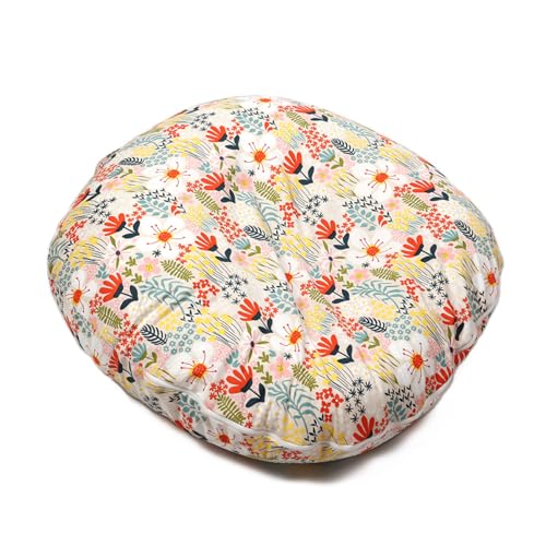 Image of EFELIM Nest Sleeper Pillow with Cotton Cover, Soft Lounger Pillow Snugly Fit Infant Lounger for Baby Infant Removable Slipcover (Red Elephant)