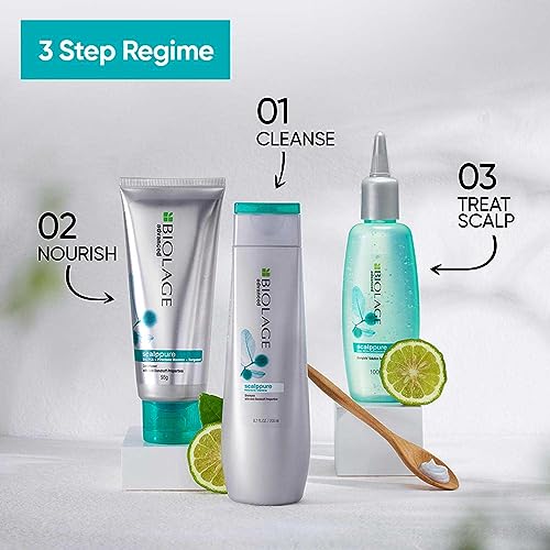 Biolage Scalppure PROFESSIONAL Anti-Dandruff Shampoo| 72 HRS Scalp Detox | Regulates Sebum | Paraben-free & Vegan | Shampoo for Men & Women, 400ml - Image 7