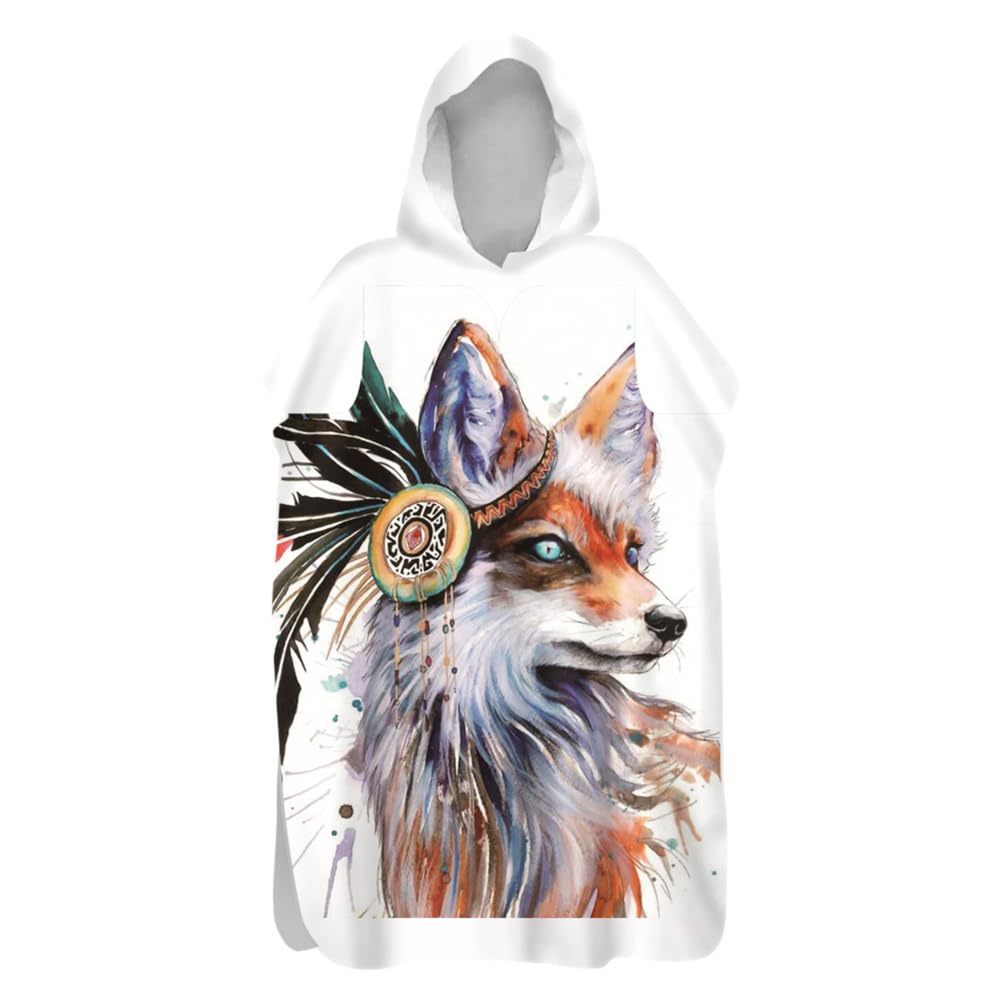 Highdi Surf Poncho Mikrofaser Handtuch Mit Kapuze - Umkleidehilfe Für Strand & Schwimmbad