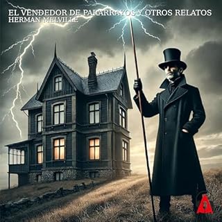 Diseño de la portada del título El vendedor de pararrayos y otros relatos