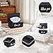 Patelai Bless You Wipe Dispenser Wipes Holder for Adult Decorative Wipe Containers with Lid Toilet Tissue Paper Storage Refillable Box Non Slip Wipes Case for Bathroom Home Office Cars(Black)
