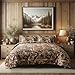VISI-ONE Realtree Edge Camo King 3 Piece Comforter Set – Country Rustic Western Look with Farmhouse Appeal, All Season Fit for Lodge, Cabin, Nature-Lovers, Outdoor Enthusiasts & Modern Living Space