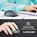immagine 2TECKNET Mouse Wireless, 4800 DPI Mouse Senza Fili con 6 Livelli Regolabili, 30 Mesi Durata Batteria con Ricevitore USB, 6 Pulsanti per Windows/Mac/Linux