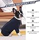Kuoser Hundebody nach op, Medizinischer Body Hund，Hunde Schlafanzüge, Hundebody nach kastration, Anti-Lecken Wundschutz，Kegel-Alternative (2XL,Blau)