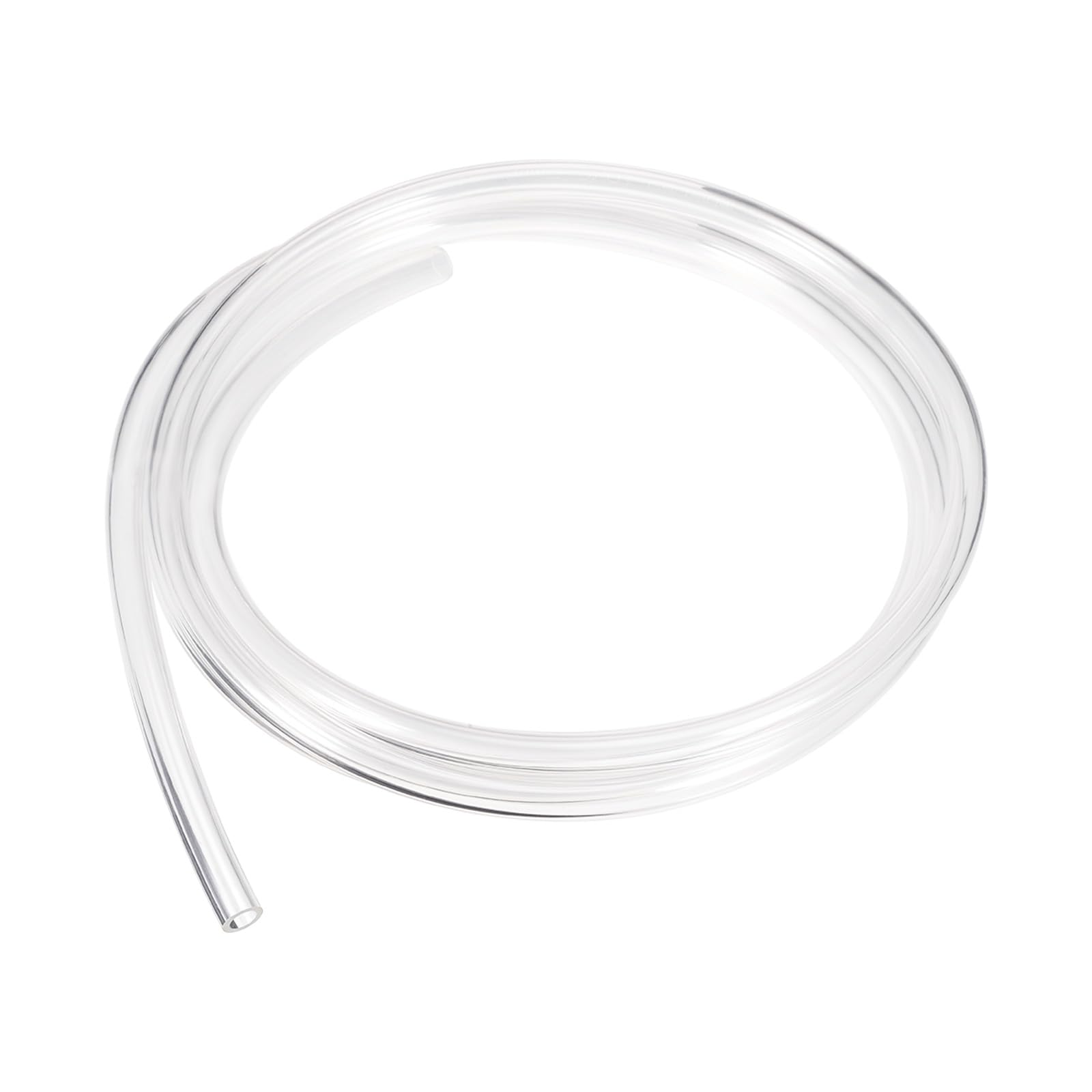 Rebower Clear Plastic PVC Tubing Flexible Vinyl Tube, [for Garden Irrigation Water Hose, Fish Tank, Aquarium] - 3/8" x1/2"/3.3ft — image 1