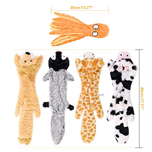 CITAMAMA Giochi con Squeak per Cani, 5 Pezzi