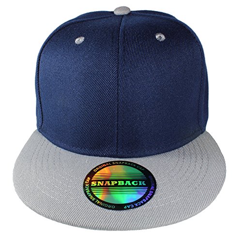 Image of Gelante Plain Blank Flat Brim Adjustable Snapback Baseball Caps Wholesale LOT 12 Pack