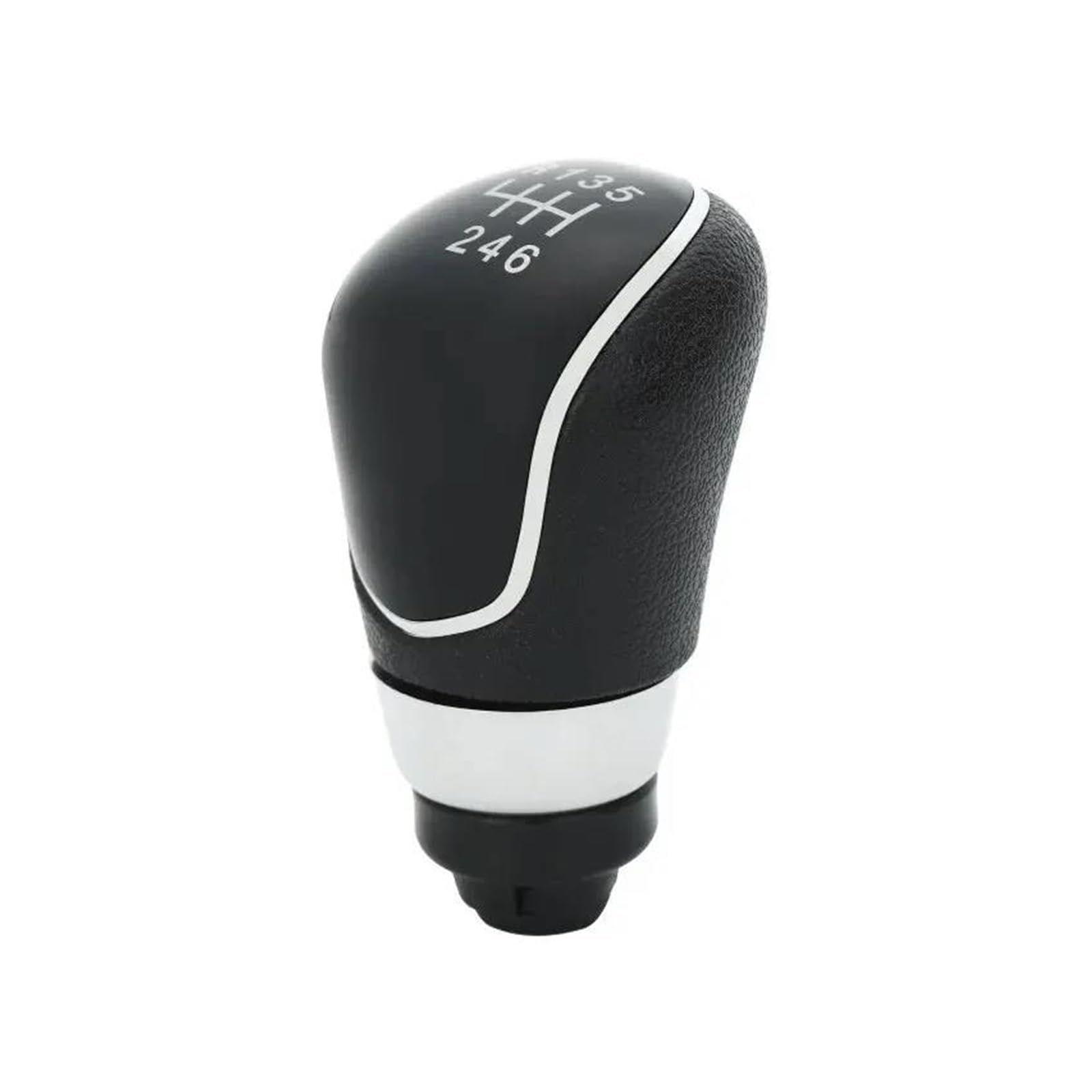 Aimazom Car Gear Shift Knob for Ford for Kuga for Fiesta MK7 2008-2013 Manual Transmission Shift Knob Head for Modification and Replacement(Black,for 6 Speed)