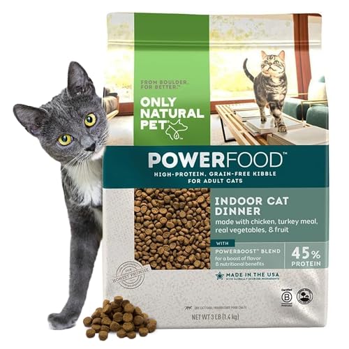 Only Natural Pet Powerfood Poultry Indoor Cat Dinner Dry Food ...