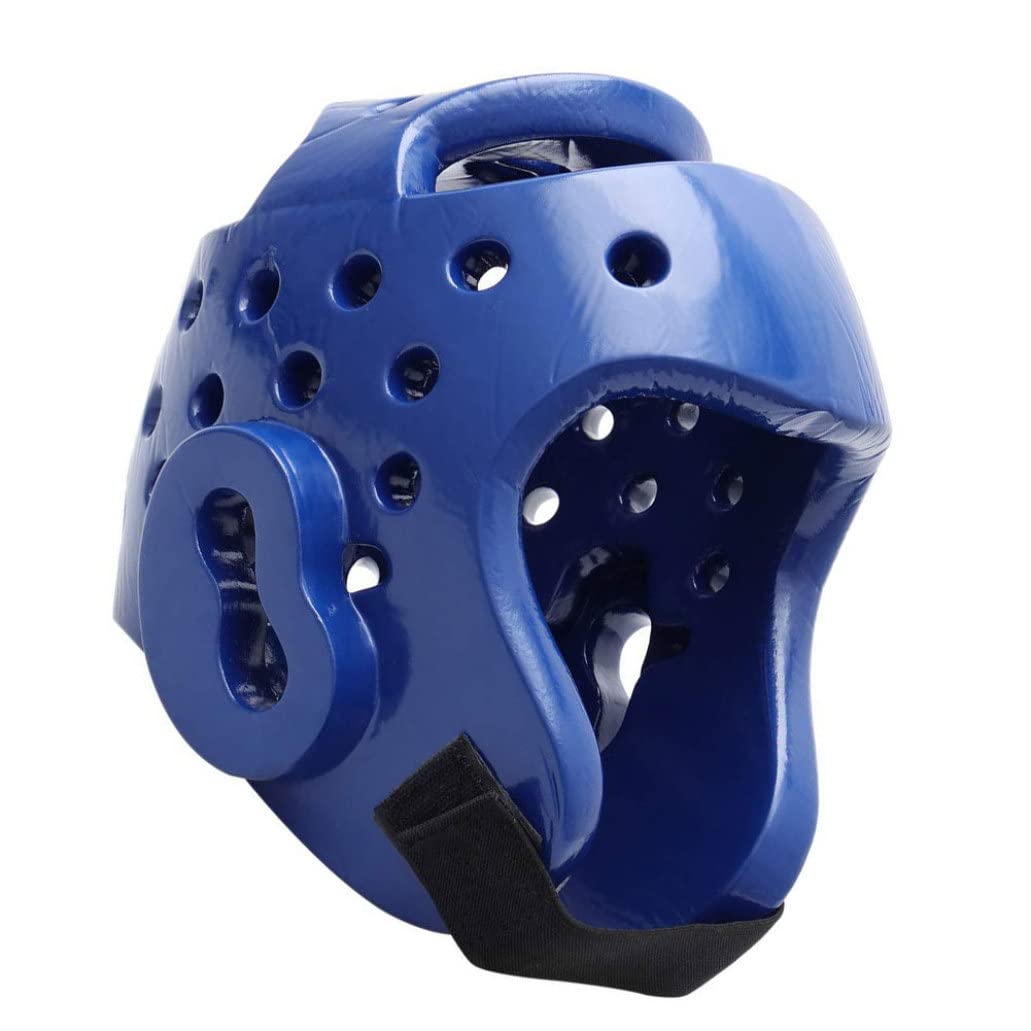 Casco da boxe Caschetto Kickboxing Copricapo Allenamento da combattimento Equipaggiamento protettivo per bambino adulto Rosso Taglia L