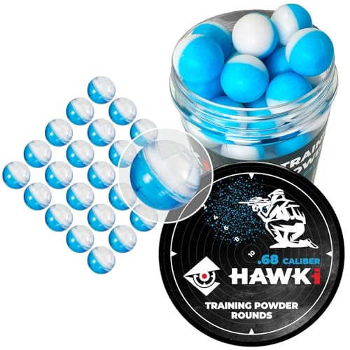 Hawki .68 Cal Training Powder Balls for Paintball...