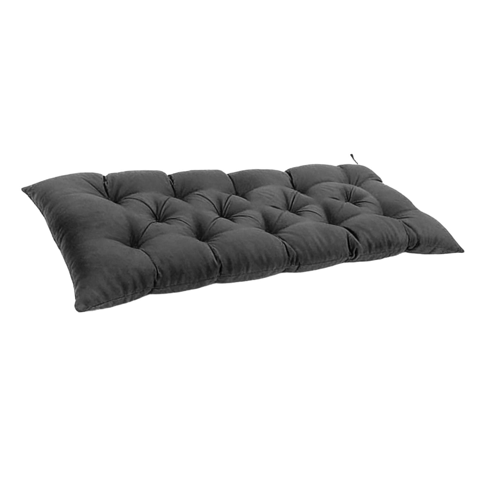 Carotoe Dark Gray Thicken Rectangular Porch Swing Seat Pad Any Weather Resistant Sturdy Polyester Materials Waterproof Swing Seat Pad