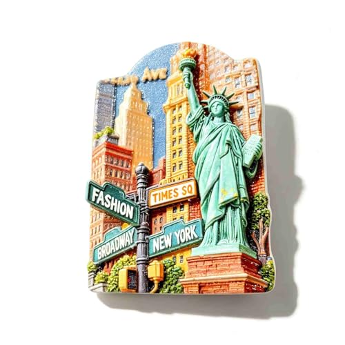 Imán de Resina 3D Nueva York Estatua de la Libertad miniatura 4