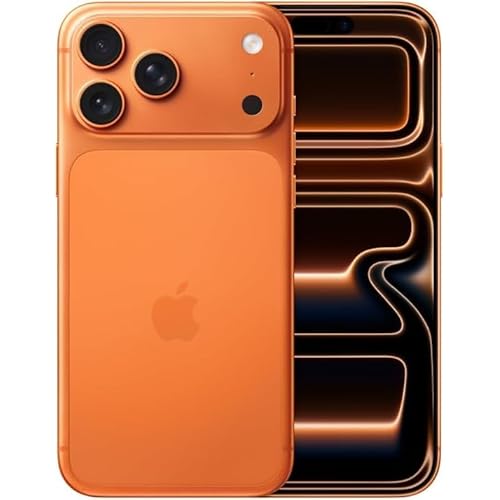 Apple iPhone 17 Pro Max, US Version, 256GB, eSIM, Cosmic Orange- Unlocked (Renewed)