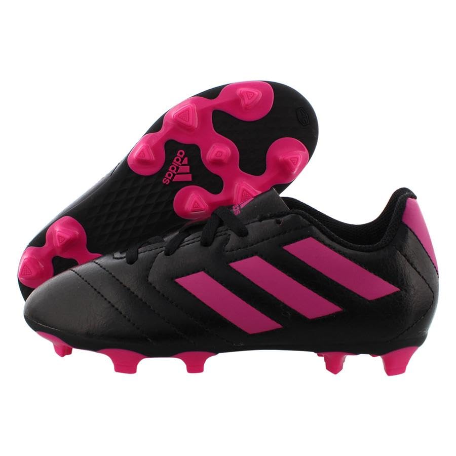 Image of adidas Goletto VII Fg GS Girls Shoes Size 3, Color: Black /Pink