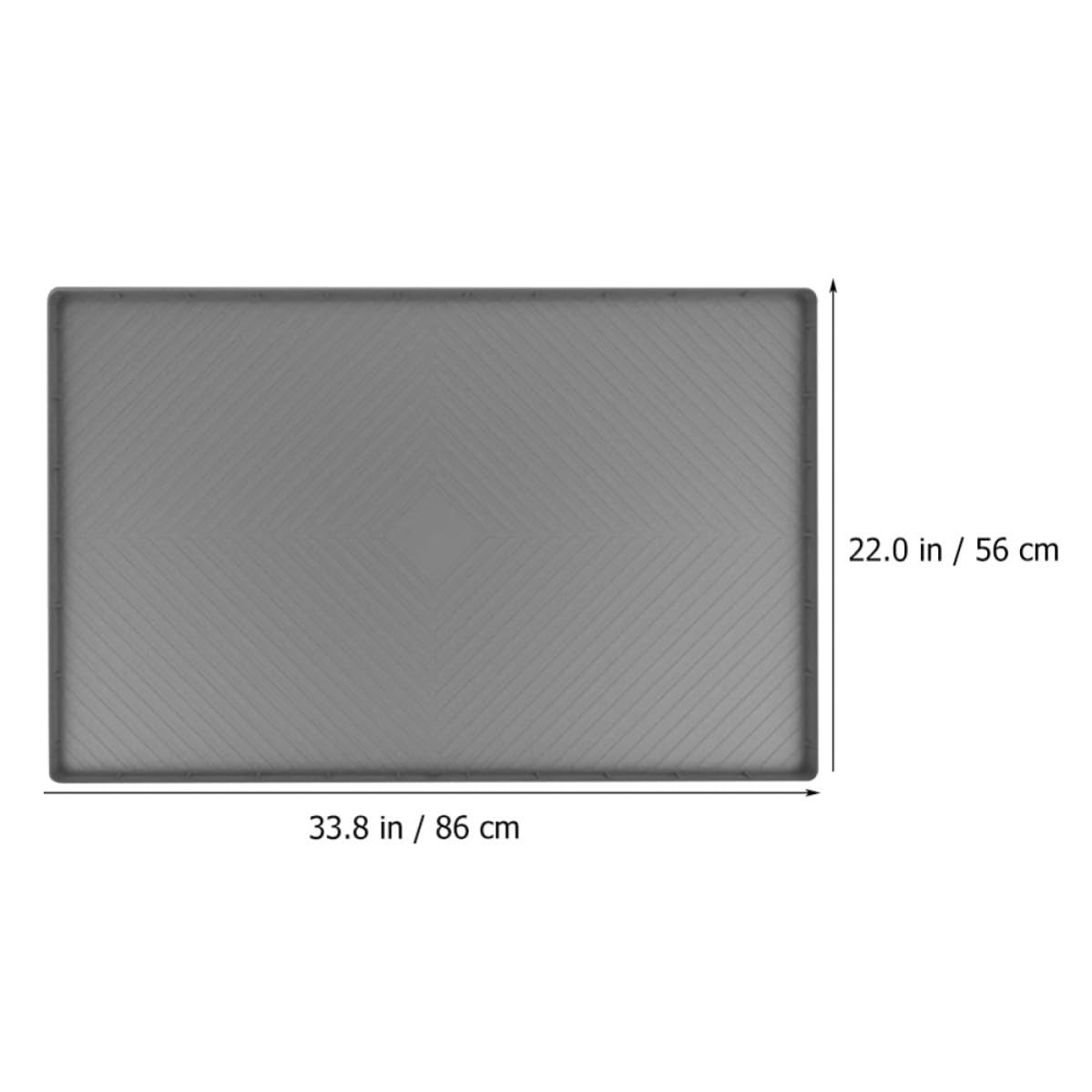 SHINEOFI Tapete de Silicona 34x22 Cm para Fregadero y Gabinete