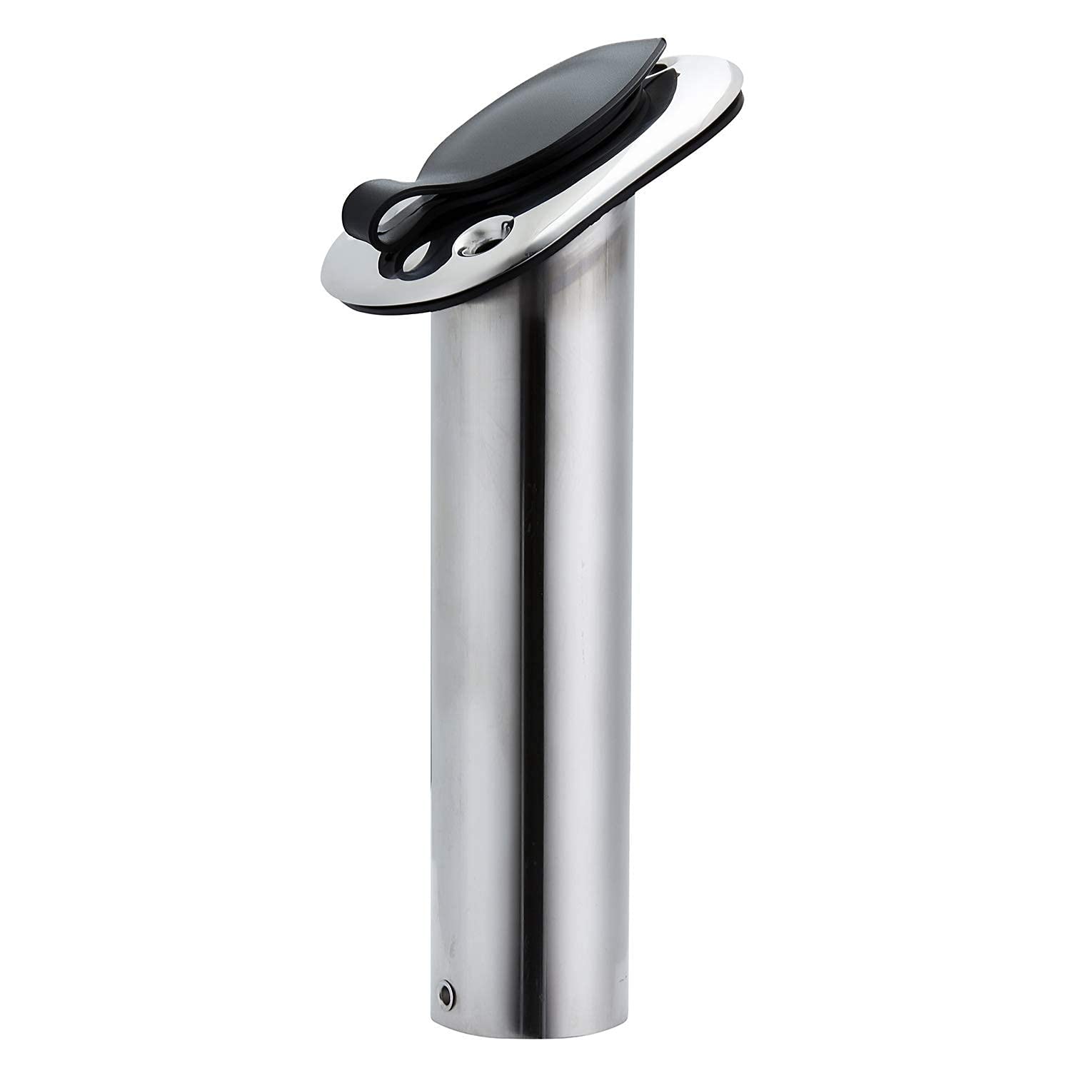 Stainless Steel Flush Mount Rod Holder for Boat, Yacht & Dock (30 Degree)