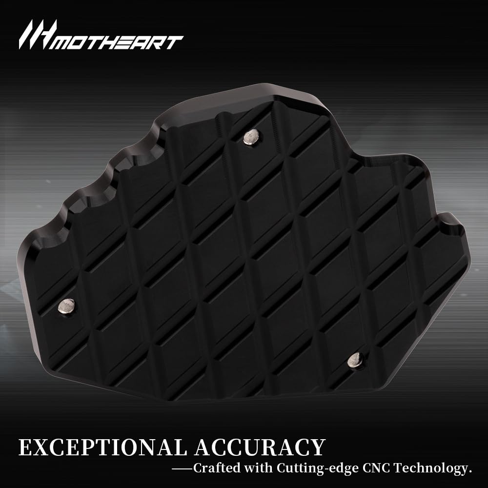 Cavalletto laterale moto Pad per Multistrada V4 2020-2025 Multistrada V4S 2020-2025 Multistrada V4 Rally 2022-2024 parti moto rinforzo supporto accessori (nero)