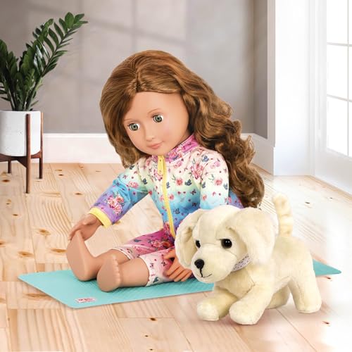 Our Generation – Golden Retriever Welpe – 46 cm Puppe Zubehör – Golden Retriever Plüschtier – Hund Plüsch – Haustier Welpe – Spielzeug für Kinder ab 3 Jahren