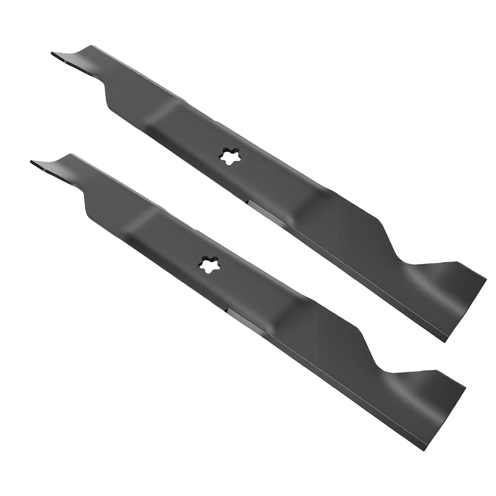 Topiky 2 Cuchillas de Repuesto para Cortacésped de Alta Elevación YTH22V46 YTH22K46 YTH2146 YTH20K46 YT46LS, Cuchilla de Cortacésped de 46 Pulgadas, Cuchillas de Corte de Acero Al Carbono para