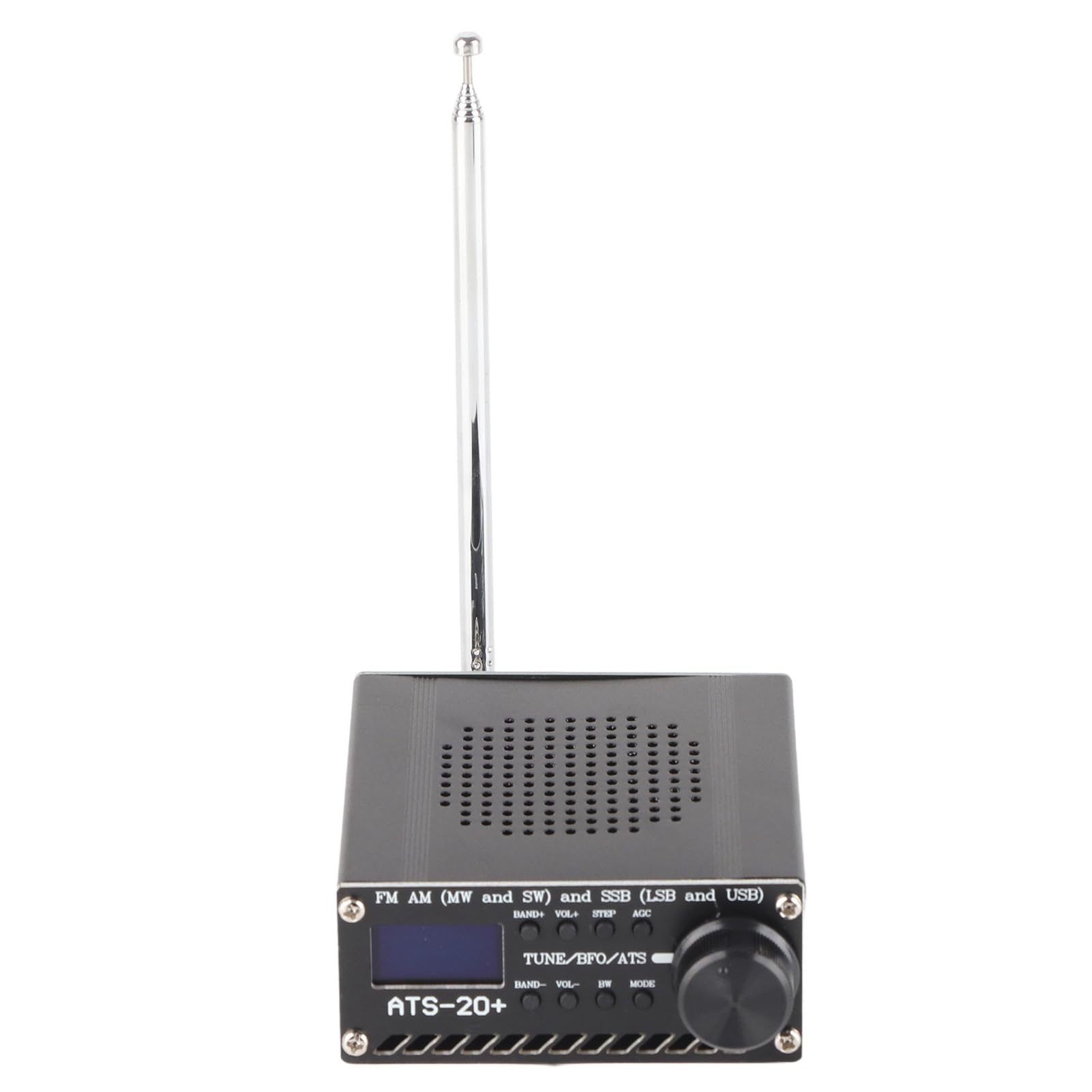 Récepteur Radio Pleine Bande Récepteur Radio Pleine Bande, Récepteur Radio Portable Pleine Bande AM FM SSB LSB USB Scanner Radio Pleine Bande avec Antenne Récepteur de Bande MW