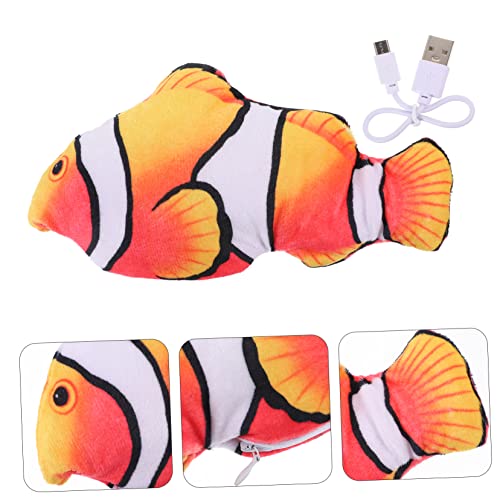 Balacoo Simulação De Peixe Elétrico De Pelúcia Brinquedo De Pelúcia Brinquedo De Pelúcia Brinquedo D