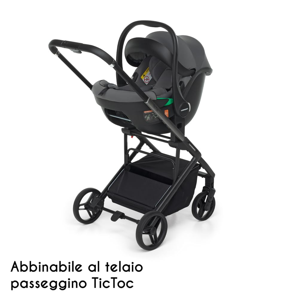 Foppapedretti Tictoc Seggiolino auto i-Size, Stone