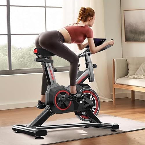 Bicicleta Ergométrica Spinning Silenciosa Fitness Sport, Roda de Inércia 10Kg Com Resistência Ajustá
